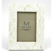 Chevron Pearl Bone Wood Frame - Matr Boomie (P)