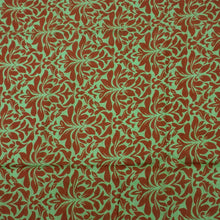 Olive Floral Cotton Scarf - Asha Handicrafts