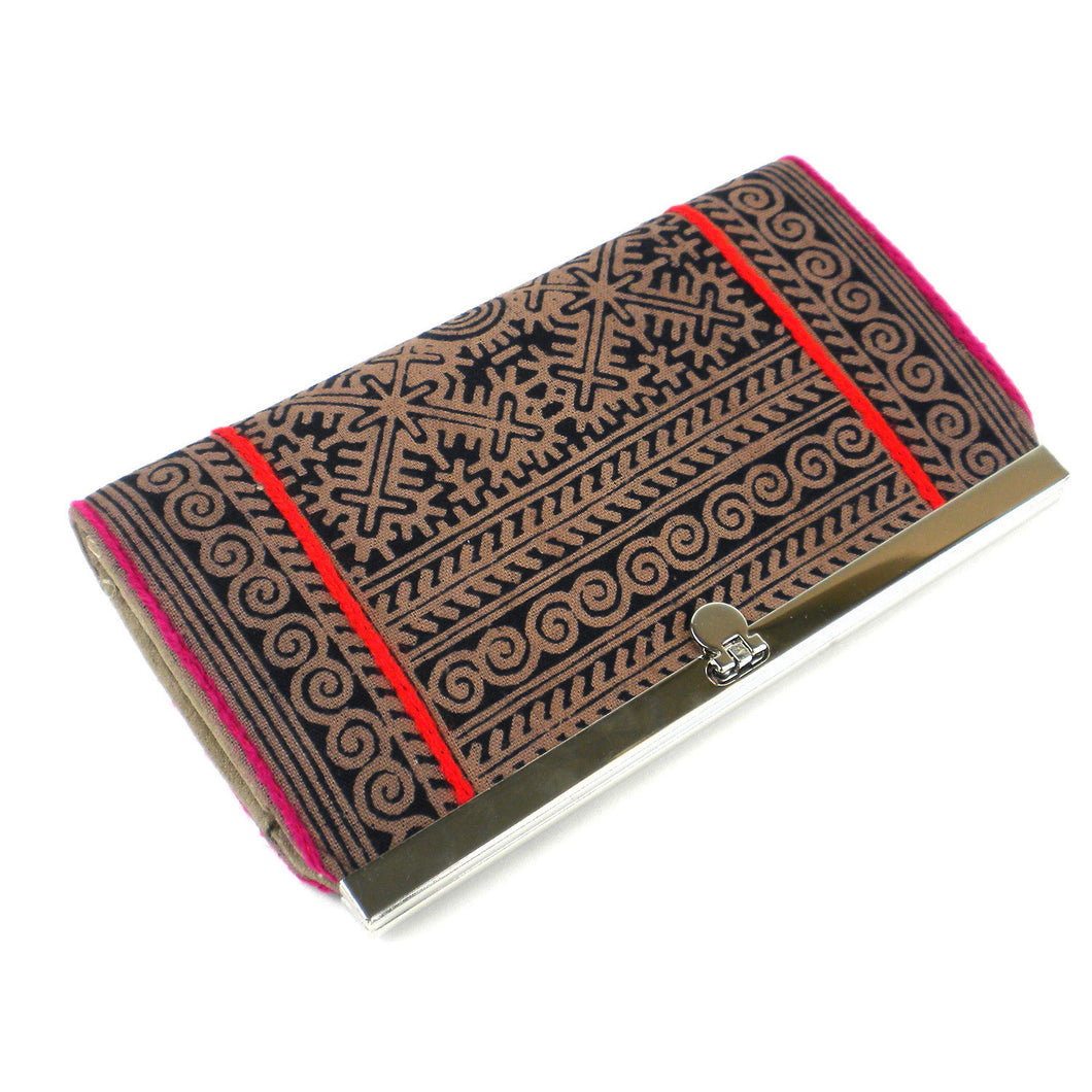 Hmong Batik Clutch - Earth - Global Groove (P)