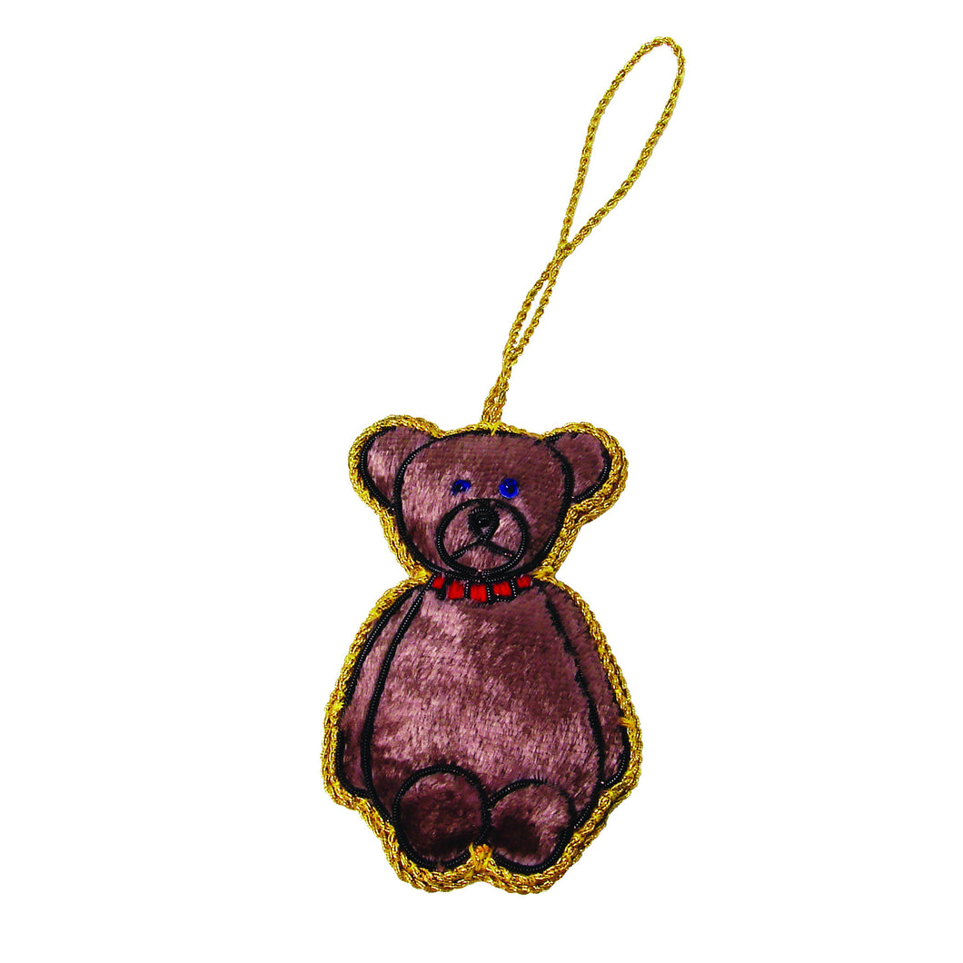 Teddy Bear Holiday Ornament - WorldFinds (H)