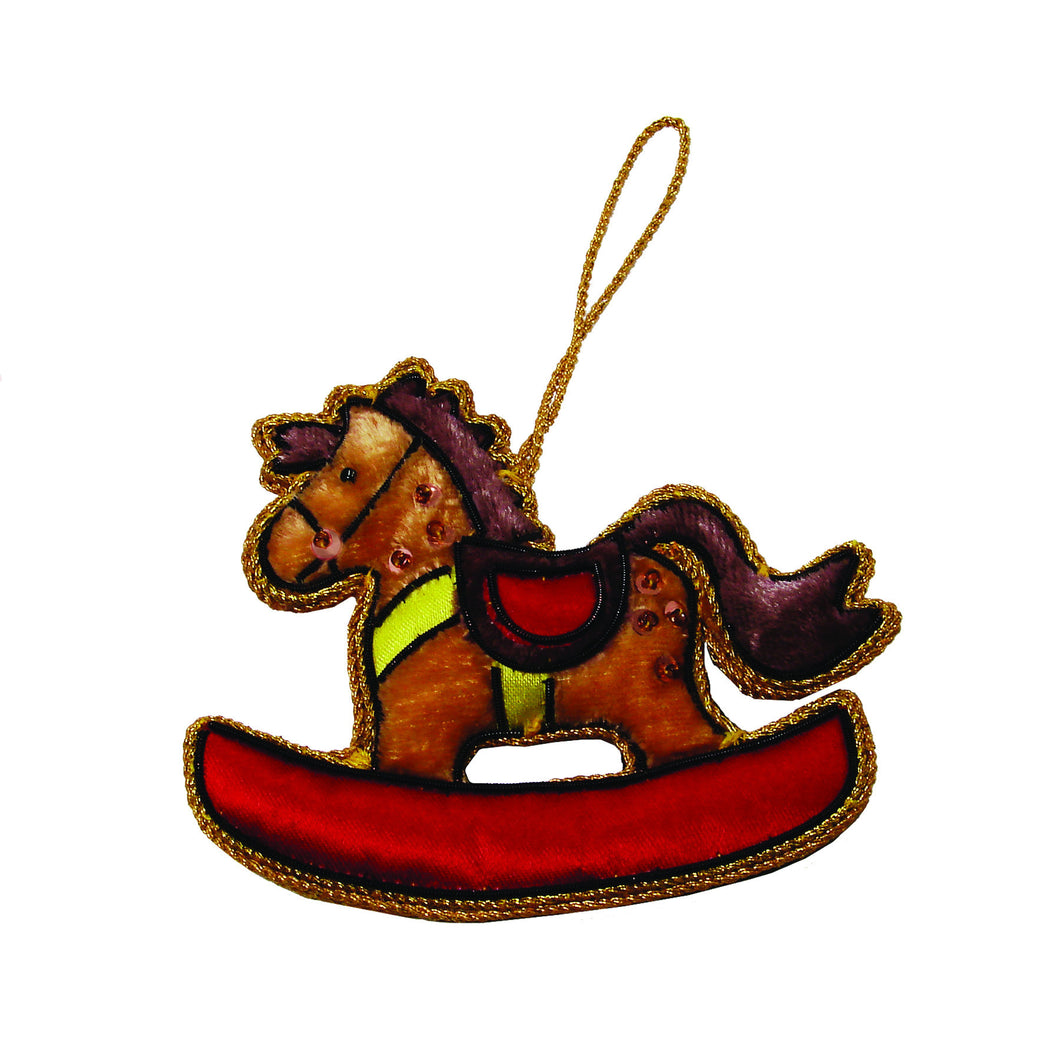 Rocking Horse Holiday Ornament - WorldFinds (H)