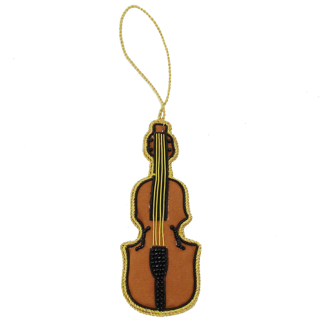 Violin Holiday Ornament - WorldFinds (H)