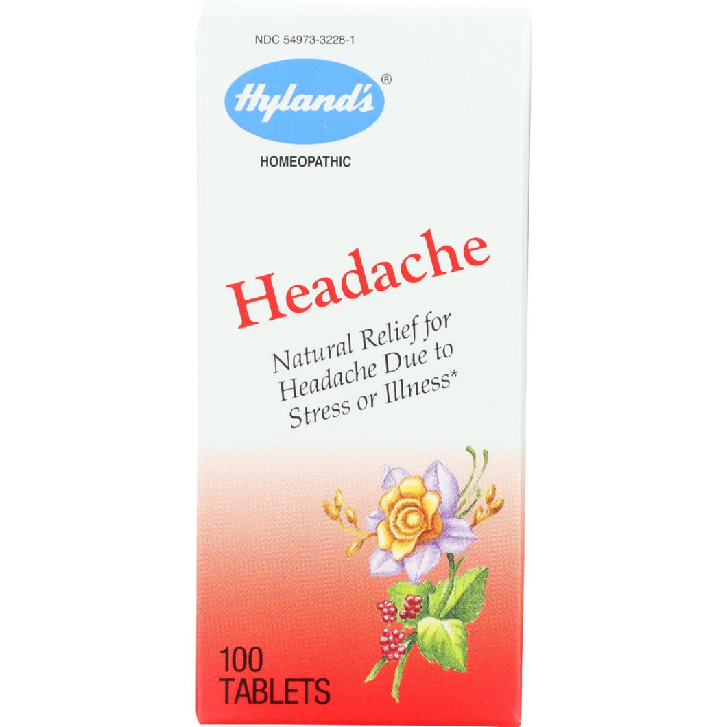 Hylands Homeopathic Headache - 100 Tablets
