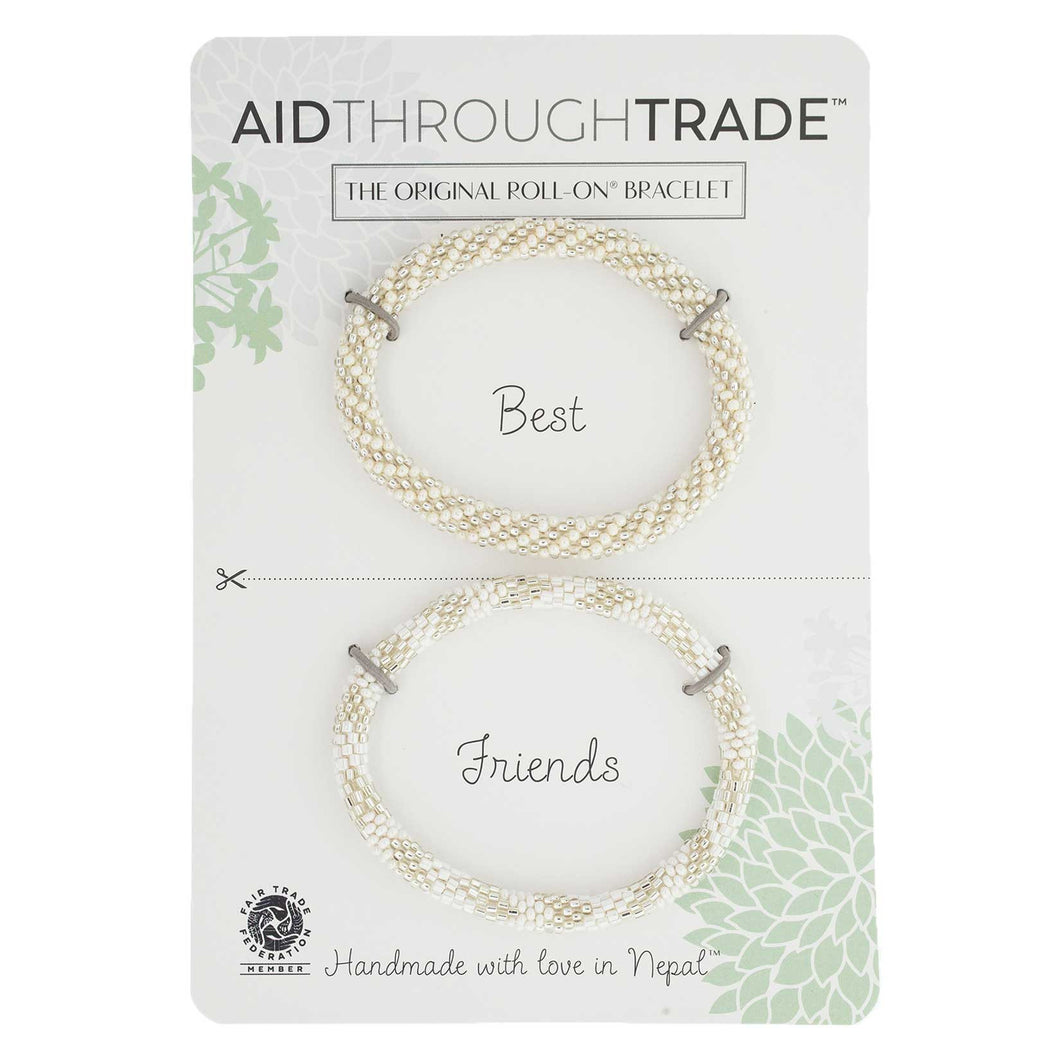 Roll-On Friendship Bracelets - Pearl - Aid Through Trade